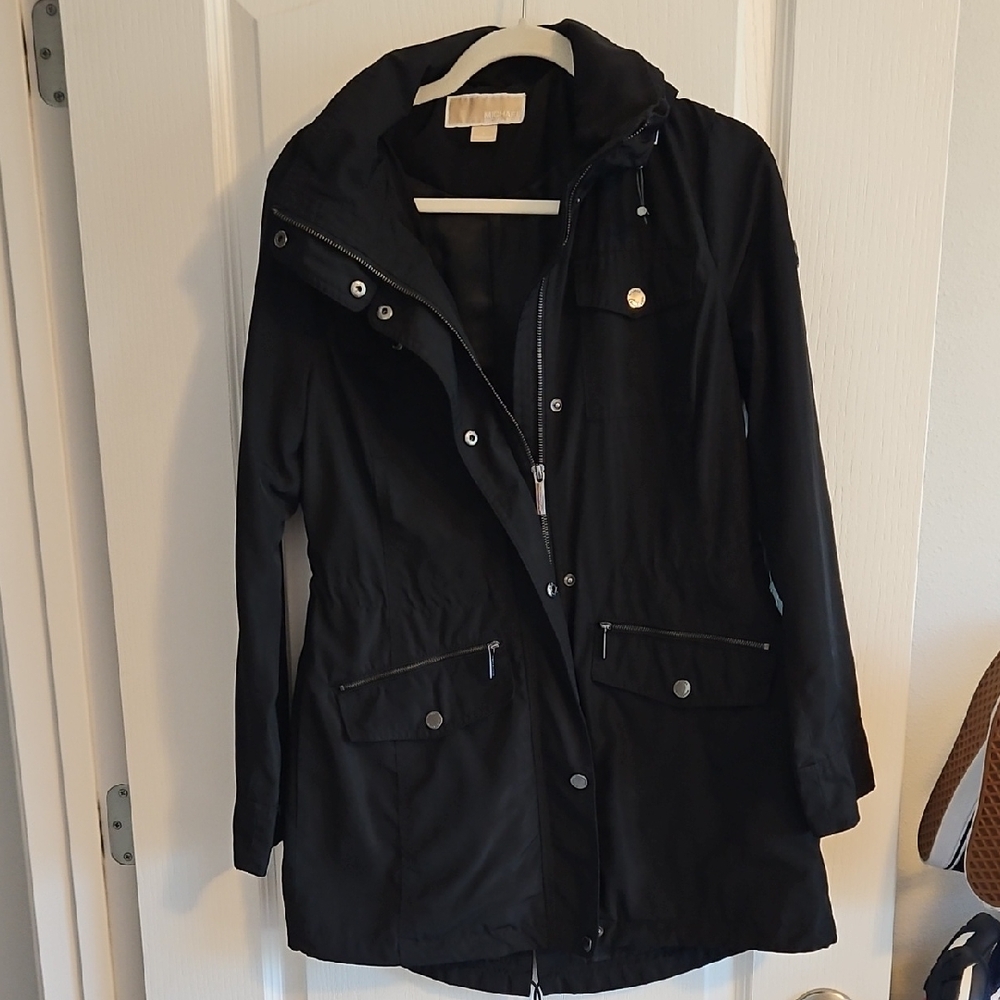 Michael Kors Black Utility Jacket Sz S